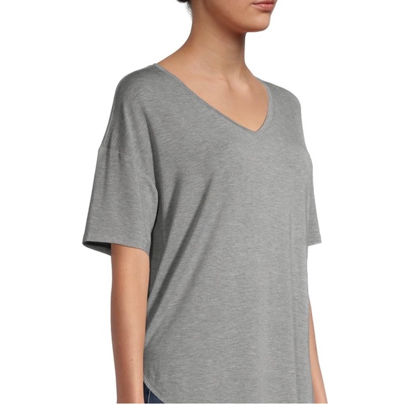 Time and Tru Short Sleeve V-Neck Tunic T-Shirt in size 2XLarge NWOT - Picture 3 of 6